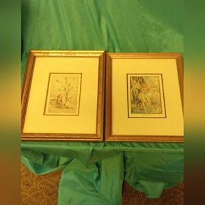 2 Framed Fairy Pictures